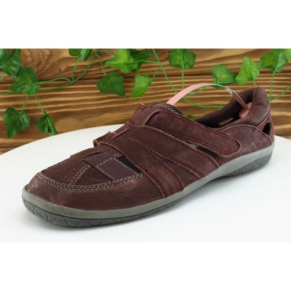 Clarks Size 8 M Brown Fashion Sneakers Shoes Leather Women - Picture 1 of 8